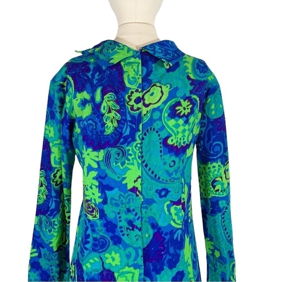 Vintage Unbranded Handmade Midi Shift Dress Size Small - Picture 9 of 12